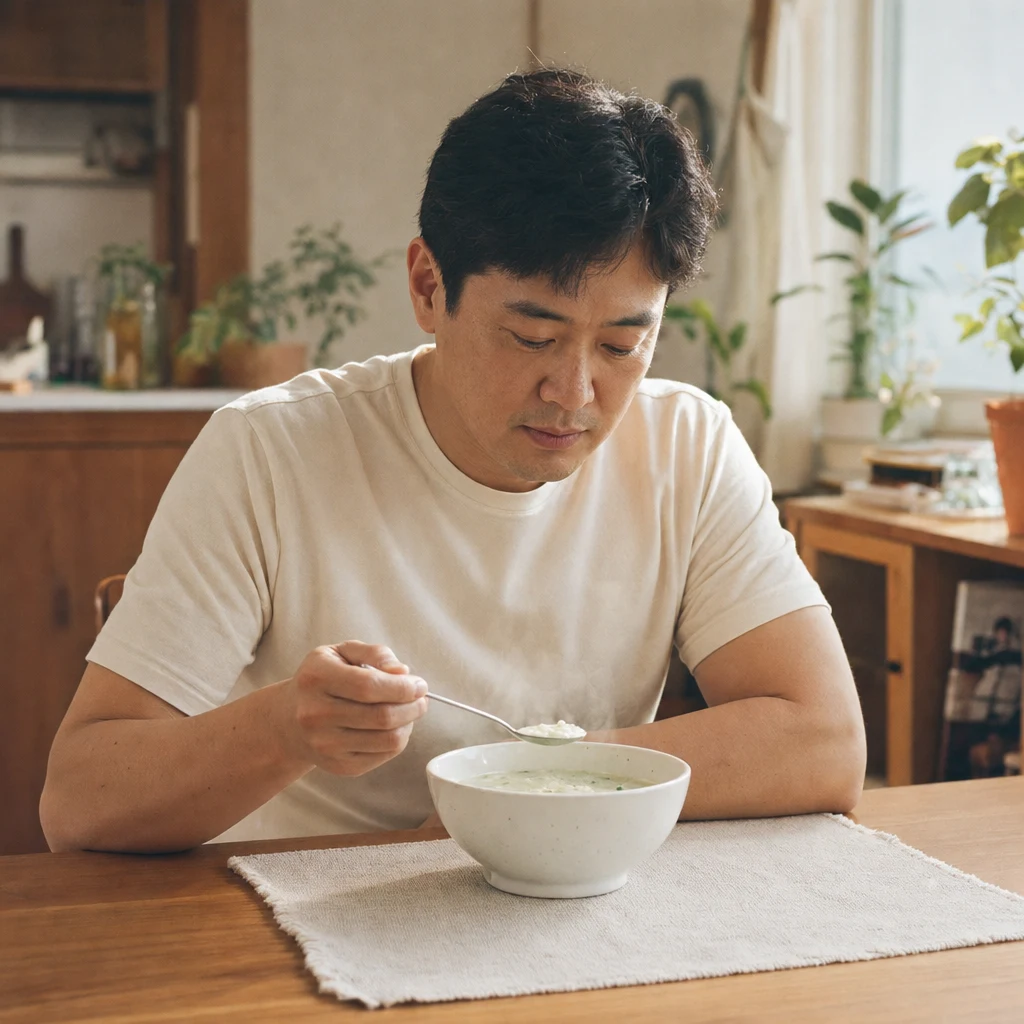 치료 후 부드러운 음식
